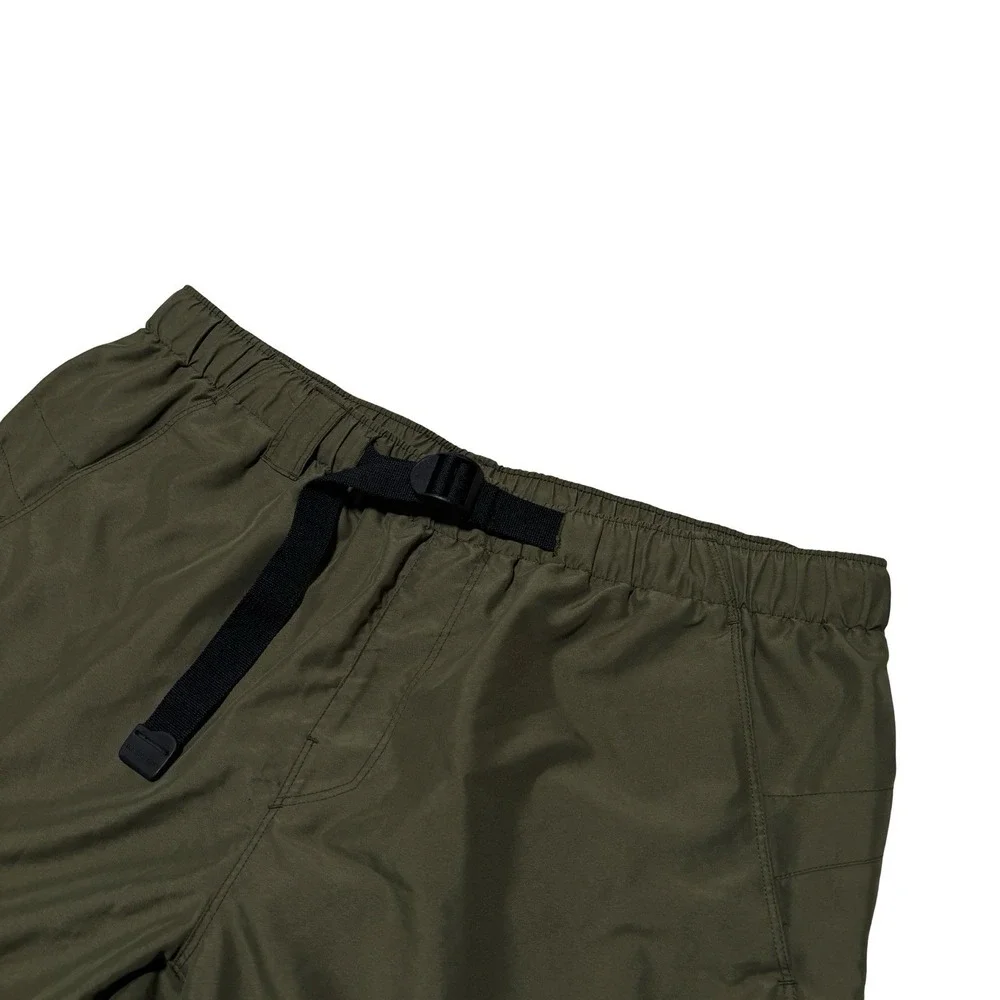 The North Face Men's Hiking Shorts Green Integrated Belt Outdoor Trail Sz L 36x8